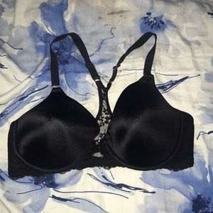 Black, front clasp bra, 36D